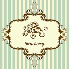 Image showing Icon Of Blueberry