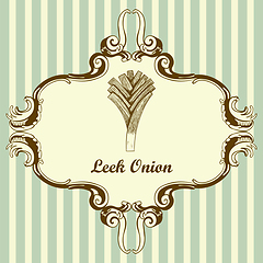 Image showing Leek Onion Icon