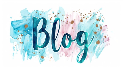 Image showing The word Blog created in Modern Calligraphy.