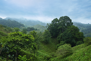 Image showing Landscape of Sierra Nevada mountains, Colombia wilderness landscape.