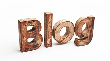 Image showing The word Blog created in Clove Typography.