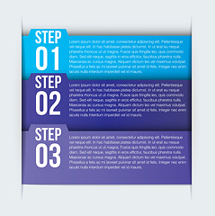 Image showing Infographic, information and steps template for advertising, brochure or flyer concept for business. Document, poster and marketing with abstract leaflet, story board and graphic illustration