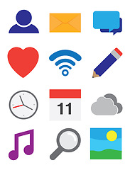 Image showing Logo, icon and emoji or sign for ecommerce, social media and app or mockup. Corporate design, ui notification or graphic illustration for creative digital website isolated on a white background