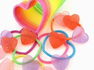 Image showing Many Different Hearts