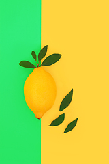 Image showing Lemon Fruit Healthy Food for Immune System Support