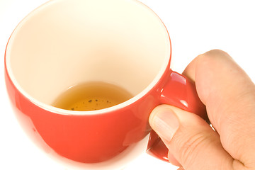 Image showing His Morning Cup of Tea