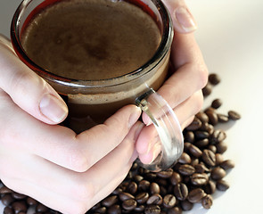 Image showing Cup with coffee