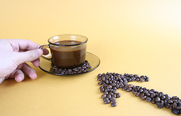 Image showing Cup with coffee