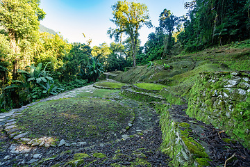 Image showing Ciudad Perdida, ancient ruins in Sierra Nevada mountains. Santa