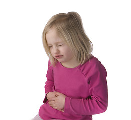 Image showing Child With Stomach Ache