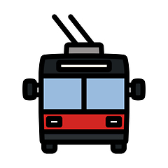 Image showing Trolleybus Icon