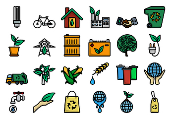 Image showing Ecology Icon Set