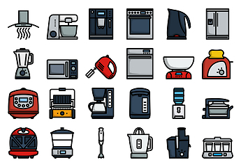 Image showing Kitchen Icon Set