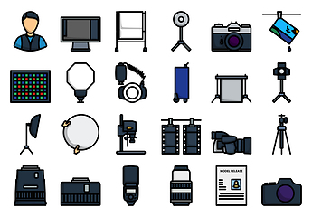 Image showing Photography Icon Set