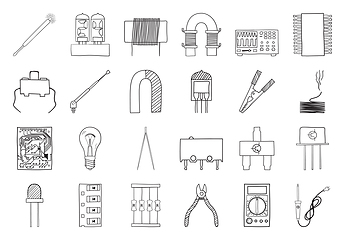 Image showing Soldering Icon Set