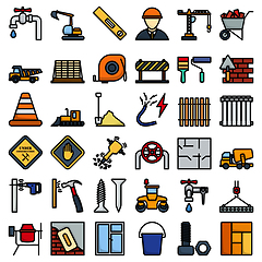 Image showing Construction Icon Set