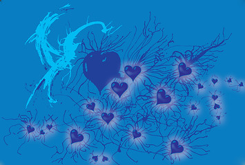 Image showing blue romance