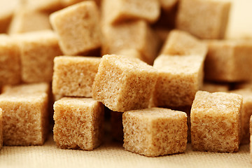 Image showing brown sugar cubes