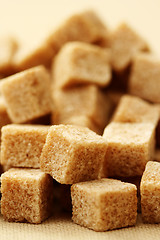 Image showing brown sugar cubes