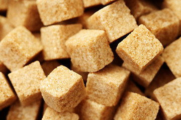 Image showing brown sugar cubes