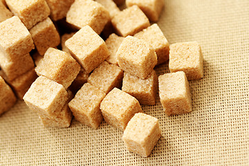 Image showing brown sugar cubes