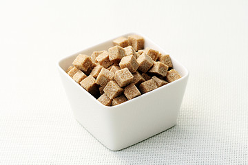 Image showing brown sugar cubes