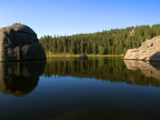 Image showing Water Between Stones