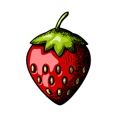 Image showing Icon Of Strawberry