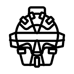 Image showing Baseball Face Protector Icon