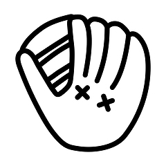 Image showing Baseball Glove Icon