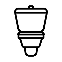 Image showing Toilet Bowl Icon