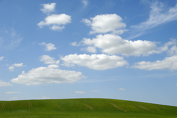 Image showing Landscape and clouds