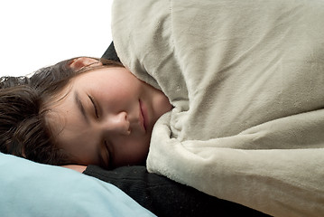 Image showing Sleeping Adolescent