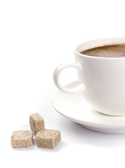 Image showing coffee cup and sugar