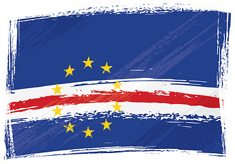 Image showing Grunge Cape Verde flag