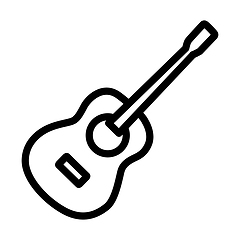 Image showing Icon Of Acoustic Guitar