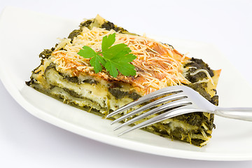 Image showing Spinach Lasagne