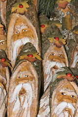 Image showing Wooden gnomes