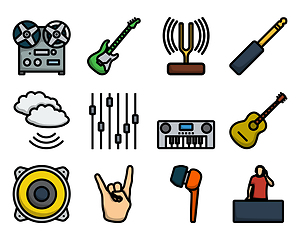 Image showing Music Icon Set