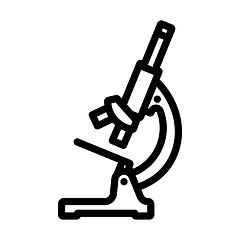 Image showing Icon Of Chemistry Microscope