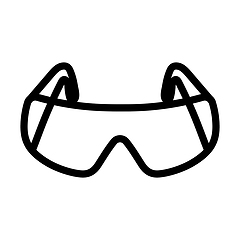 Image showing Icon Of Chemistry Protective Eyewear