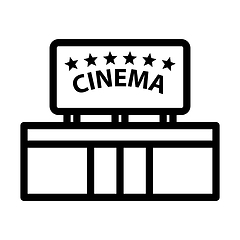 Image showing Cinema Entrance Icon