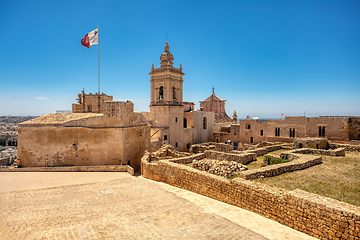 Image showing The citadel of Ir-Rabat, Victoria city, Gozo island Malta