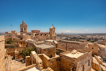 Image showing The citadel of Ir-Rabat, Victoria city, Gozo island Malta