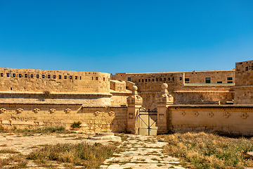 Image showing Fort Saint Elmo guarding the entrance to Valletta's harbors, Valletta Malta