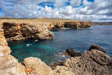 Image showing Mary Cliff, north west coast of Malta.