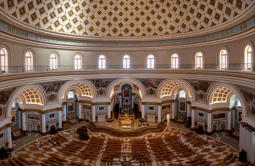 Image showing Rotunda of Mosta, Sanctuary Basilica of the Assumption of Our Lady. Malta