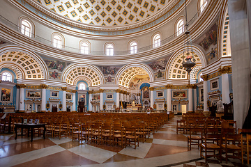 Image showing Rotunda of Mosta, Sanctuary Basilica of the Assumption of Our Lady. Malta