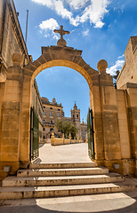 Image showing Historic center of town Rabat, Malta