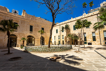 Image showing Historic Grandmaster's Palace courtyard. Valletta Malta